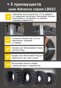Пневм. шина 8.25-15 PR16 ADVANCE LB023 TTF (шинокомплект) 